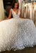 Glitter V Neck Sleeveless Floor Length Prom Dress, Sparkly Long Party Dresses N2596