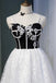 Spaghetti Straps Lace Sweet 16 Dress with Black Top, Cute Lace Homecoming Dress UQ1977