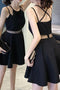 Sexy Sleeveless Black Homecoming Dress, A Line Little Sweet 16 Dress, Cute Prom Dress UQ2009