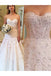 Elegant Sweetheart Wedding Dress with Lace Appliques, Strapless Bridal Dresses UQ2082