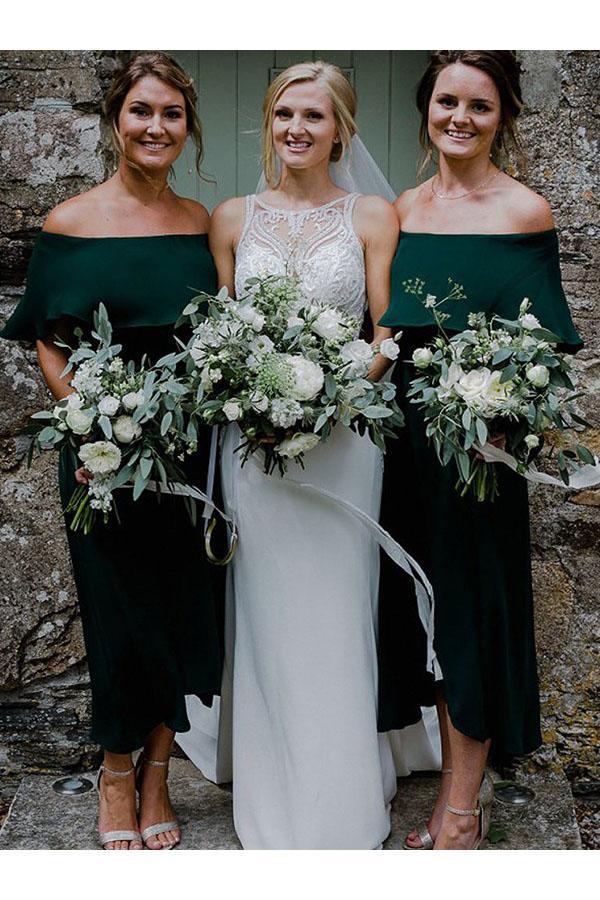 a line white lace dress Beautiful Long White Straps A-line Sleeveless Lace Wedding Dress With Slit main image 0
