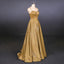 Sparkly Spaghetti Straps Sleeveless Floor Length Prom Dress UQ2337