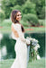 Elegant Mermaid Wedding Dresses Backless Long Sleeve Lace Wedding Gown UQ2056
