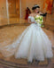 Gorgeous Off the Shoulder Puffy Lace Wedding Dress, Princess Lace Bridal Dress UQ2086