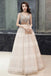 Unique V Neck Tulle Lace Long Prom Dress Tulle V Back Evening Dress with Train UQ2092