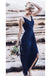 Simple Navy Blue Cheap Long Bridesmaid Dresses, Charming Hot Selling Prom Dresses UQ2369