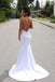 Spaghetti Straps Mermaid Wedding Dress with Lace Appliques, Sexy Backless Bridal Dresses UQ2508