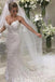 Gorgeous Mermaid Sweetheart Chapel Train Sequined Wedding Dress UQ2501