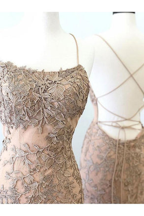 Sexy Mermaid Prom Dresses Criss Cross Back Evening Dresses, Hot Selling Long Formal Dress UQ2474