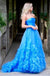 Red Strapless Cheap Tulle Prom Dress, A Line Long Prom Dress With Train UQ2440