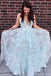 Spaghetti Strap Prom Dresses Beaded Lace Prom Dress, Charming Long Prom Gown UQ1737