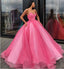 Ball Gown Sweetheart Prom Dress, Princess Floor Length Tulle Quinceanera Dresses UQ2260