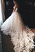 Gorgeous Sweetheart Ball Gown Wedding Dress with Appliques, Beach Wedding Gown N1787