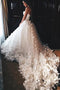 Gorgeous Sweetheart Ball Gown Wedding Dress with Appliques, Beach Wedding Gown UQ1787