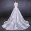 Gorgeous Long Sleeves Sweetheart Wedding Dress, Whit Bridal Dresses with Applique UQ2291