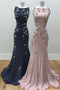 Mermaid Long Evening Dress with Beads, Gorgeous Prom Dress with Beading UQ2207