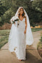 Spaghetti Strap Beach Wedding Dresses Lace Sweetheart Boho Wedding Dresses CHW0038