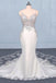 Sexy Spaghetti Straps Mermaid Wedding Dress with Lace, Mermaid Bridal Dresses N2302