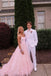 Pink Tulle Spaghetti Straps Sweet 16 Prom Dress, Floor Length Tulle Formal Dress UQ2089