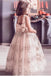 Lovely Cute Flower Girl Dresses with Bow on the Back, Puffy Backless Long Flower Girl Dress F082