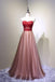 Cheap A Line Sweetheart Tulle Long Prom Dresses, Floor Length Graduation Dress with Lace N1749