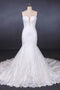 Mermaid Sweetheart Long Lace Bridal Dresses, Strapless Mermaid Lace Wedding Dress UQ2285