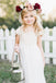 Glamorous Lace & Tulle Square Neckline Cap Sleeve A-line Flower Girl Dresses F073