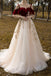 cherishgirl Vintage Red Straps Tulle Formal Dress, Elegant Applique Prom Dress chp0016