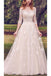Vintage Off the Shoulder Tulle Wedding Dress with Lace, Appliqued Long Train Wedding Gown N2377