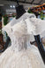 Gorgeous Ball Gown Big Wedding Dresses, Princess Bridal Dress with Sleeves UQ1969