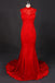 Red Sleeveless High Neck Sleeveless Satin Evening Dress Appliques Prom Dresses N2332