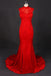 Red Sleeveless High Neck Sleeveless Satin Evening Dress Appliques Prom Dresses N2332
