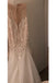 Gorgeous Strapless Tulle Mermaid Wedding Dresses, Long Bridal Dress with Appliques UQ1791