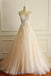 Spaghetti Straps A-line Long Custom Cheap Wedding Bridal Dresses, Lace Applique Bridal Dress N2426