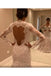 Vintage Long Sleeves Mermaid Wedding Dresses, Long Open Back Bridal Dresses UQ1794